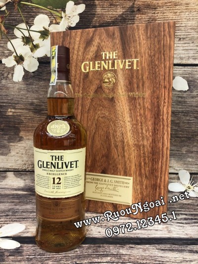 Rượu Glenlivet 12YO Hộp Quà 2018