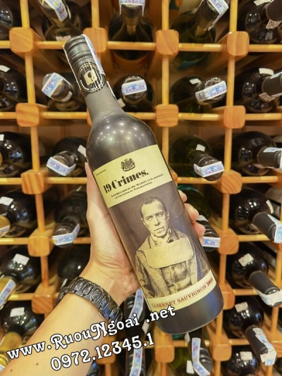 Rượu vang Úc 19 Crimes - 19 Tội Ác Cabernet Sauvignon