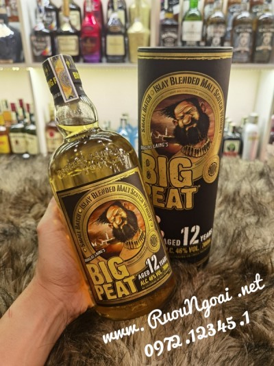 Rượu Big Peat 12YO Blended Malt